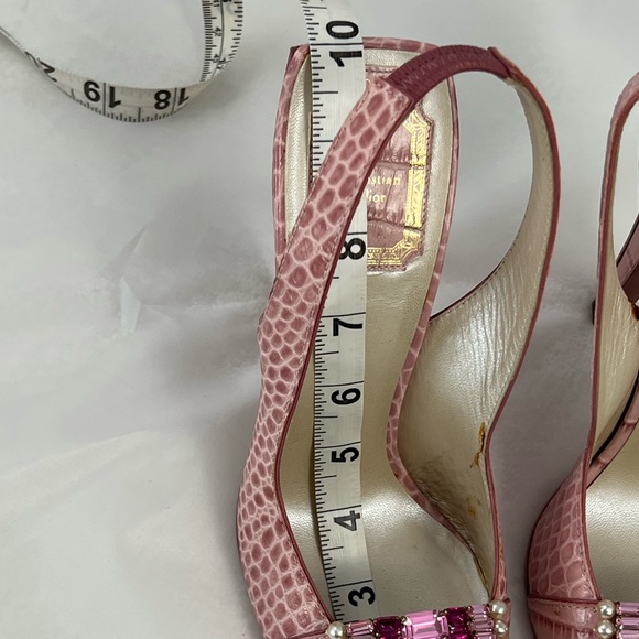 Dior pink and crystal pumps 39 - Picture 6 of 9